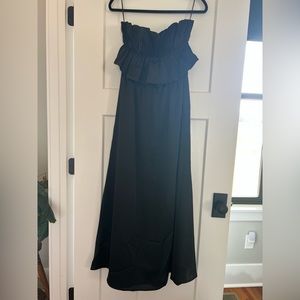 Black Strapless Dress